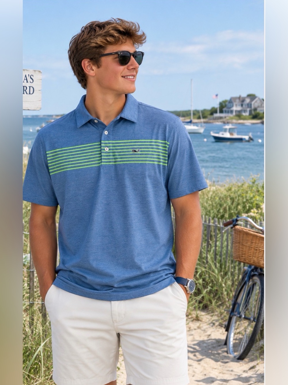 Vineyard Vines Kids Sankaty Polo XL